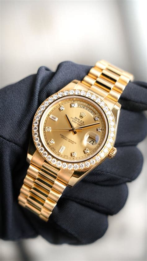 rolex day-date diamond bezel price